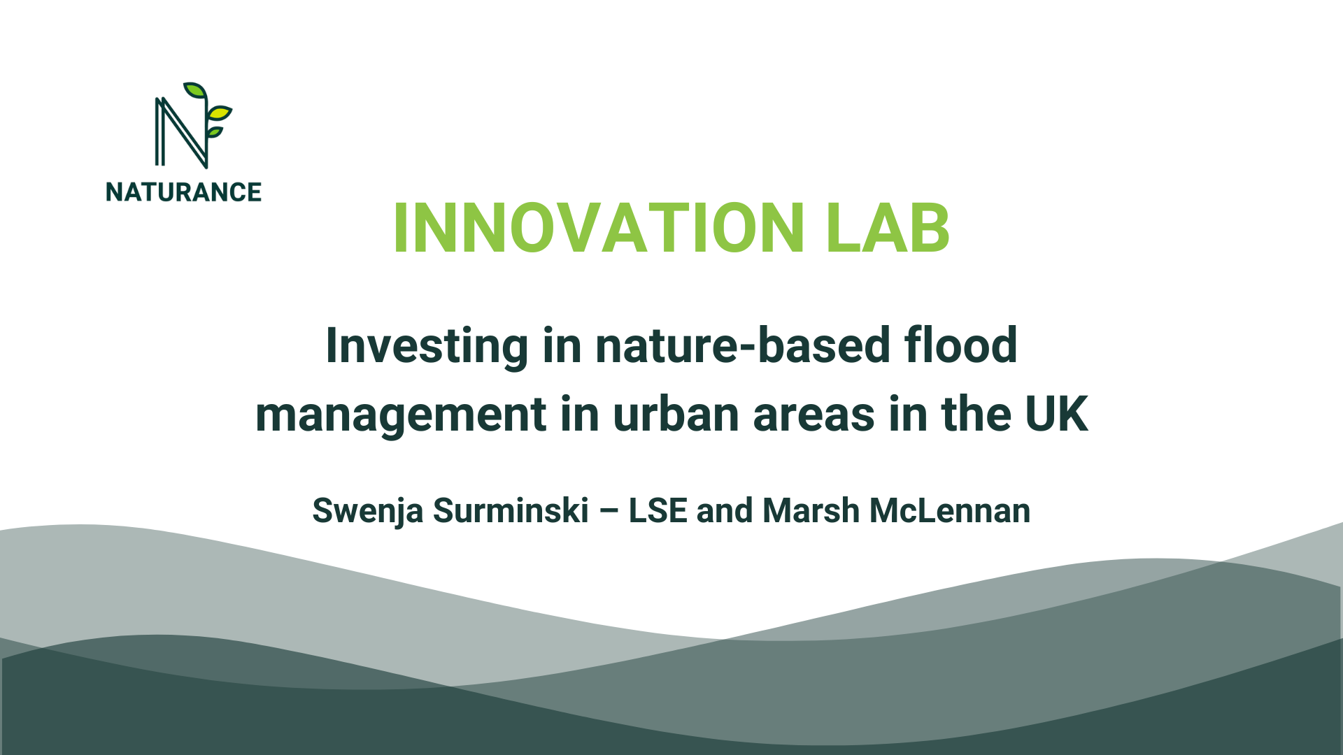 I-LAB | Investing in nature-based flood management in urban areas in the UK