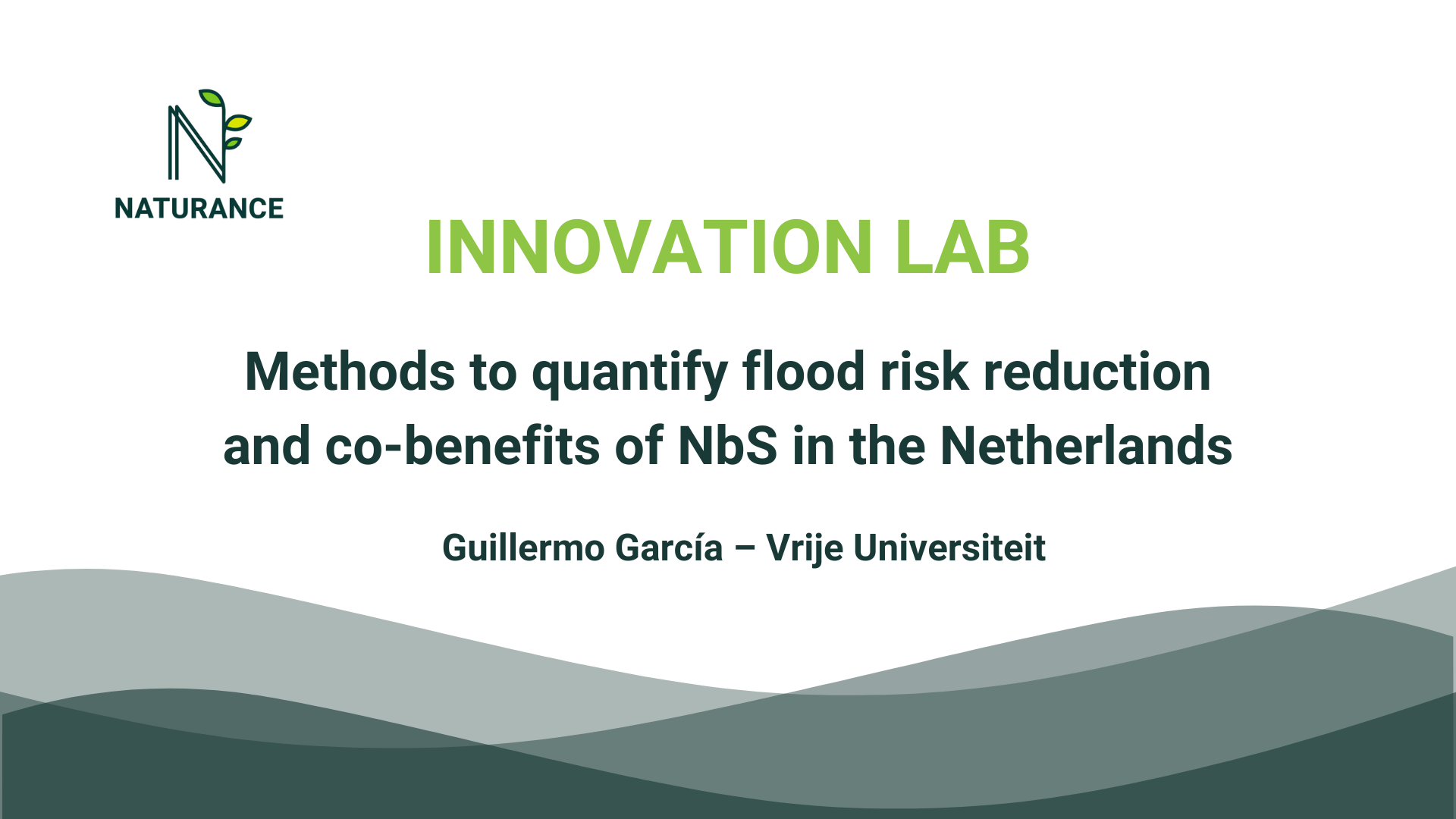 I-LAB | Methods to quantify flood risk reduction and co-benefits of NbS in the Netherlands