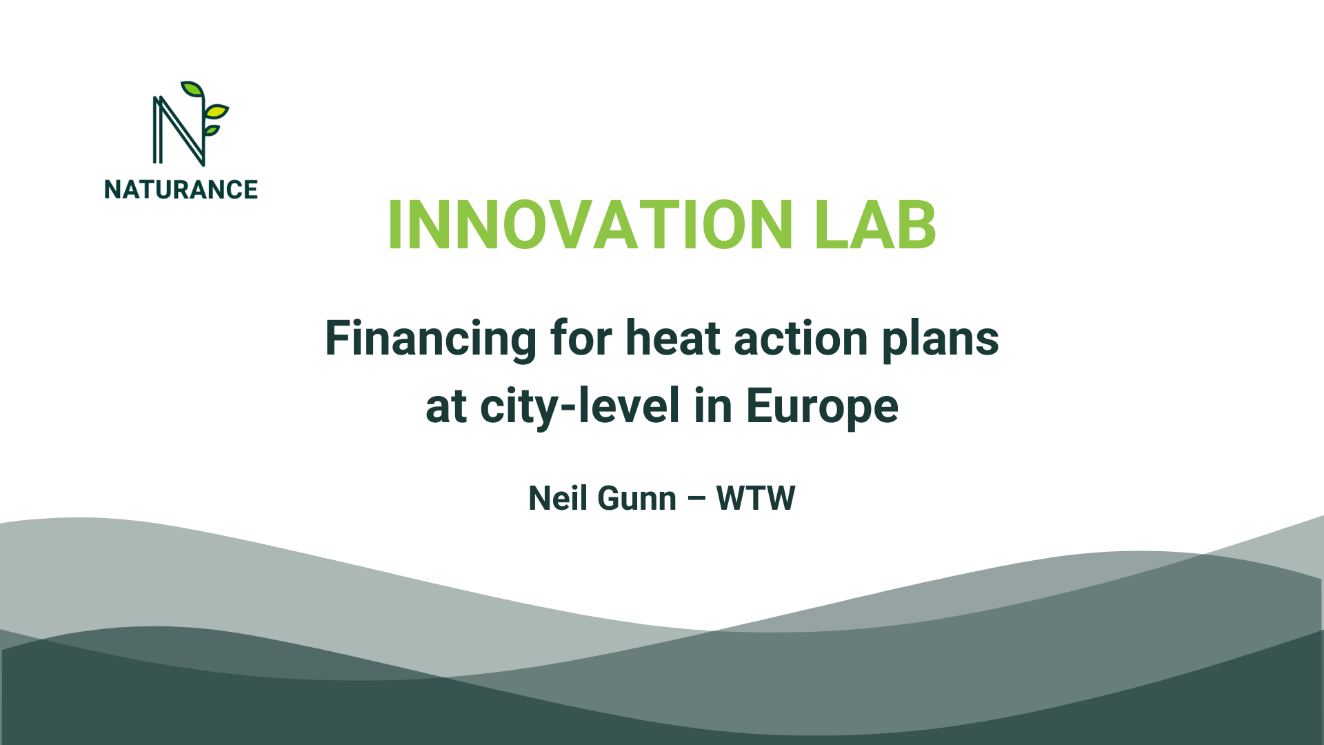 I-LAB | Financing for heat action plans at city-level in Europe